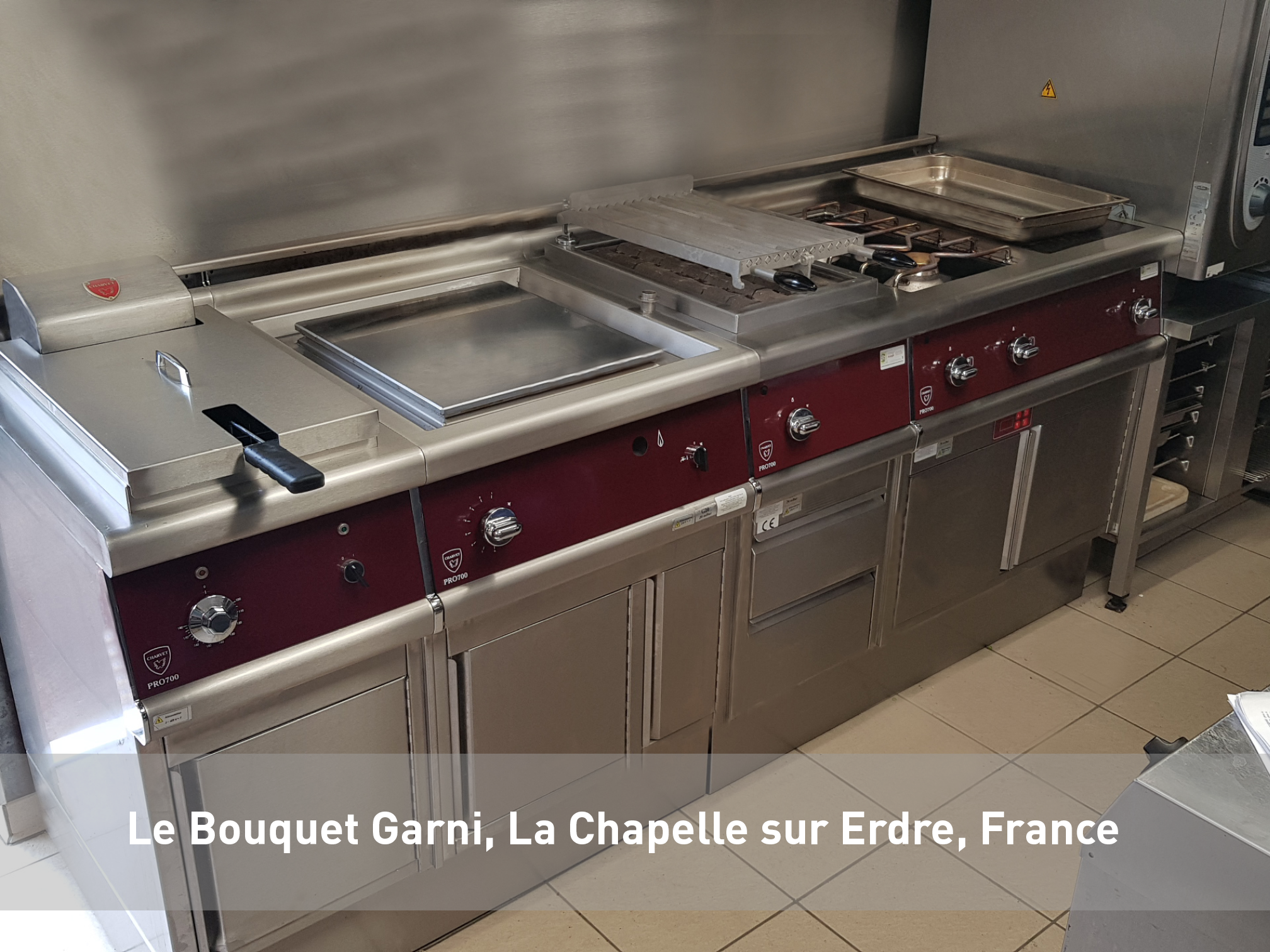 Piano de cuisson professionnel gaz Modular 700